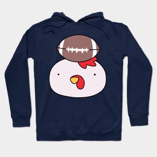 Football Chicken Face Hoodie